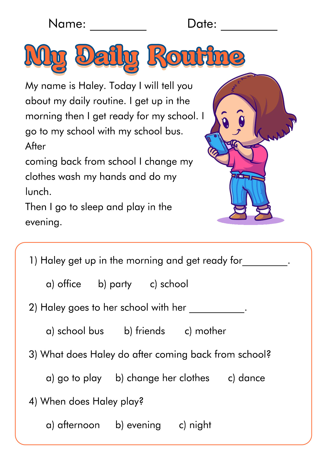 3Rd Grade Reading Worksheets | 3Rd Grade Reading Comprehension with regard to Reading Comprehension For Grade 3 Worksheets