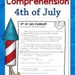 4Th Of July Reading Comprehension Worksheet For Elementary With Fourth Of July Reading Comprehension Worksheets