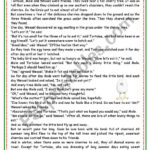 5 Pages • 3 Wss In 1 Word Document!! • 5 Tasks • The Cherry Tree With Present Simple Reading Comprehension Worksheets Irregular