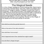 5 Printable Reading Comprehension English Worksheets! (Ages 4   7 With Free 7Th Grade Reading Comprehension Worksheets