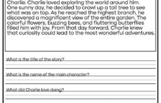 5 Printable Reading Comprehension English Worksheets! (Ages 4 - 7 with regard to Reading Comprehension Worksheet For Class 7