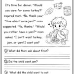 50 Kindergarten 1St Grade Reading Comprehension Passages Within A Girl Who Loved To Draw Reading Comprehension Worksheets Grade 4