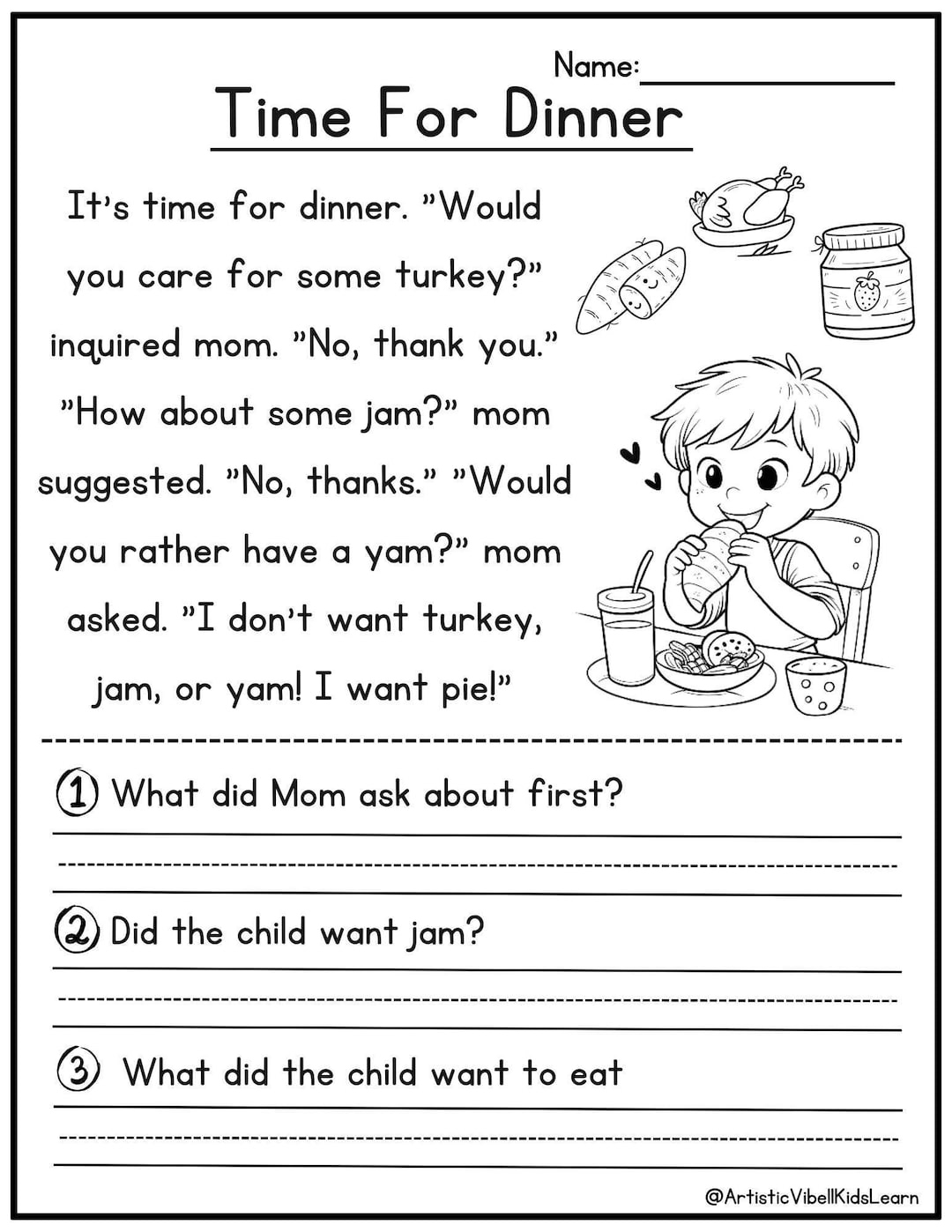 50 Kindergarten 1St Grade Reading Comprehension Passages within A Girl Who Loved To Draw Reading Comprehension Worksheets Grade 4