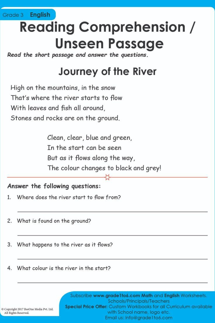 7 Best Poetry Comprehension Worksheets Ideas | Poetry in Poems Reading Comprehension Worksheets