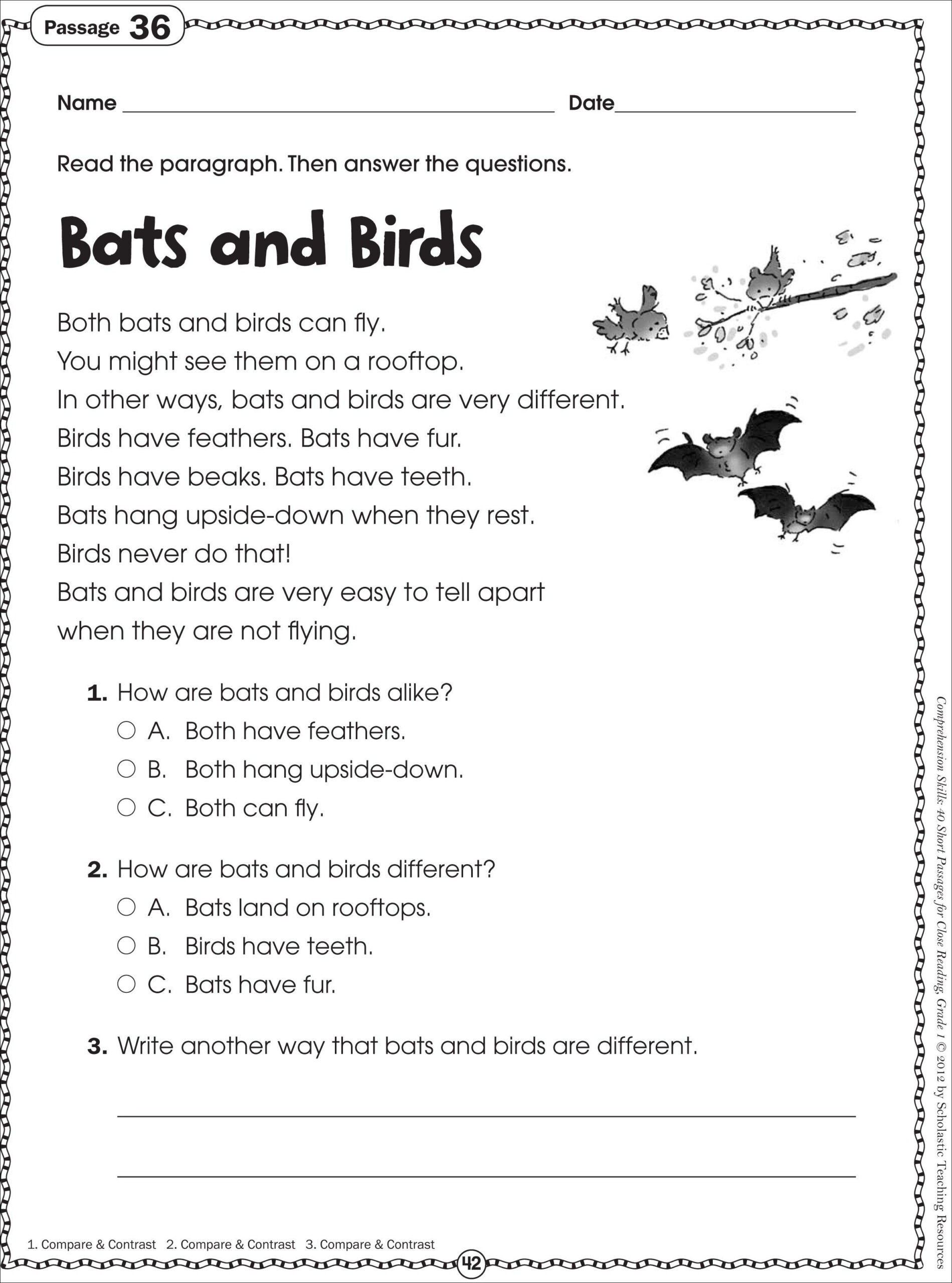 7 Dina And Kindergarten Reading Ideas To Save Today within 2Nd Grade Reading Comprehension Worksheets Free