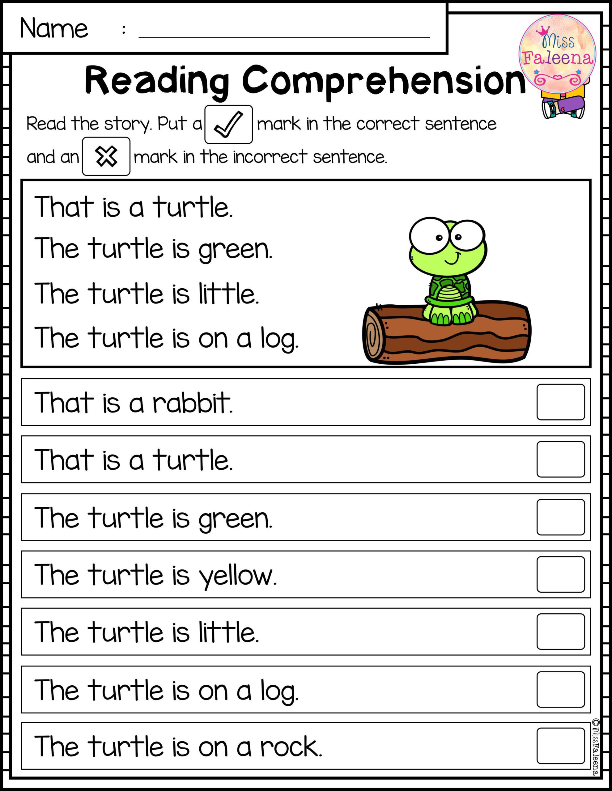 7 Language Ideas | Reading Comprehension Kindergarten with regard to Reading Comprehension Worksheets Pinterest