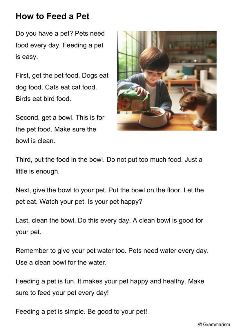 702 Beginner English Listening Comprehension Worksheets - Grammarism in Esl Reading Comprehension Worksheets For Adults Beginners