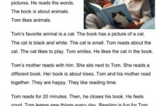 702 Beginner English Reading Comprehension Worksheets - Grammarism with To Be Reading Comprehension Worksheet