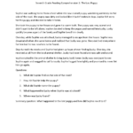 7Th Grade Reading Comprehension Worksheets | Printable Passages With Reading Comprehension Worksheet For Grade 7