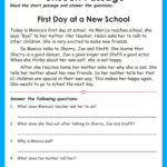 8 Grade 3 Unseen Passage And Reading Comprehension Worksheets Inside Reading Comprehension Worksheet For Class 3