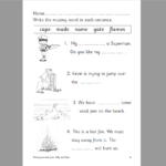 A E Words – Handwriting And Comprehension Ks1 Worksheet   Teachwire Throughout Ks1 Comprehension Worksheets