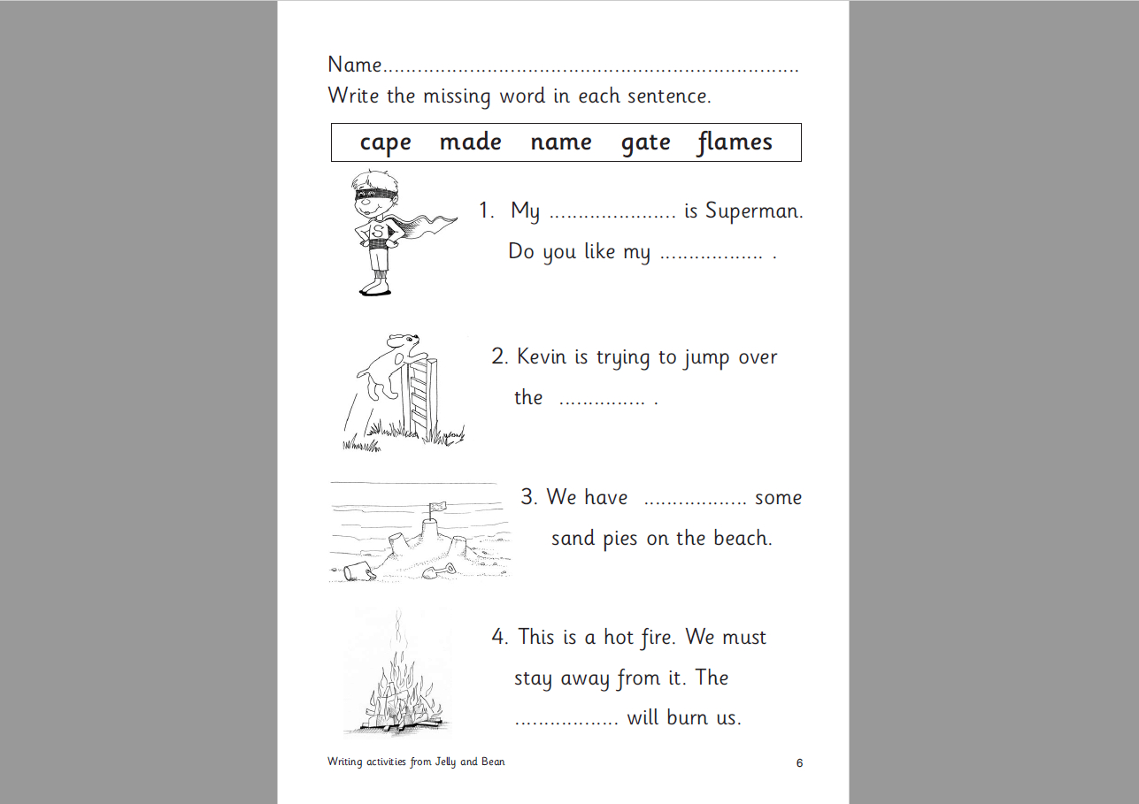 A E Words – Handwriting And Comprehension Ks1 Worksheet - Teachwire throughout Ks1 Comprehension Worksheets