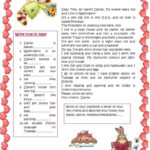 A Letter Read And Choose True Or Fal…: English Esl Worksheets Pdf Regarding Reading Comprehension True Or False Worksheets