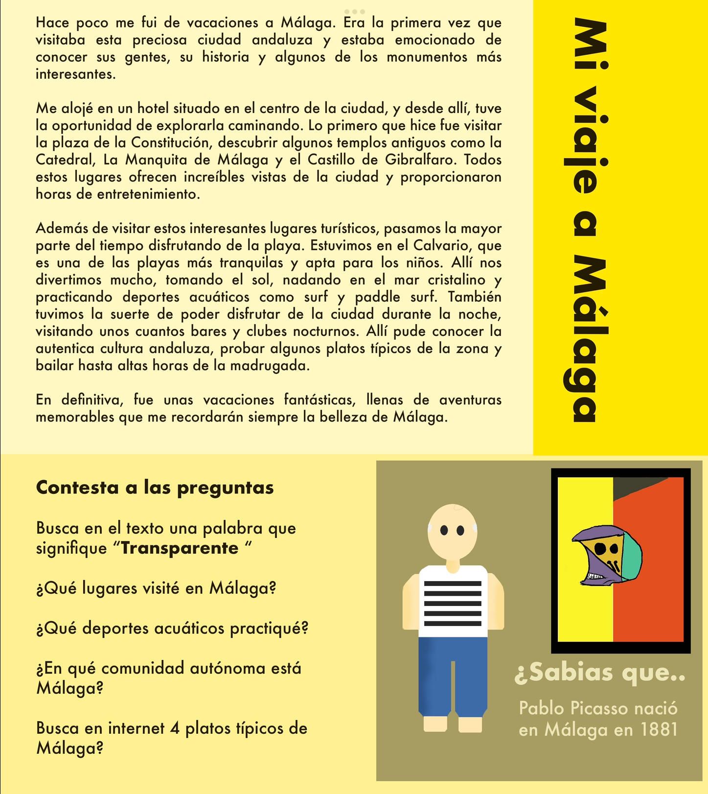 A2 Spanish Comprehension Worksheets — Hablo Español with regard to Spanish Reading Comprehension Worksheet
