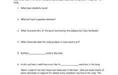 Acids And Bases Worksheet: Ph, Buffers, And Neutralization intended for Acids And Bases Reading Comprehension Worksheets