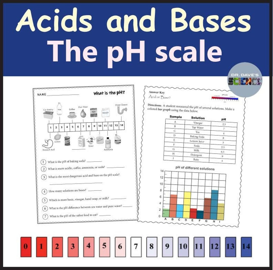 Acids Bases And Ph Scale Lab Activities Reading Comprehension inside Acids and Bases Reading Comprehension Worksheets