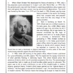 Albert Einstein  Reading Comprehension Passage And Assessment Throughout Albert Einstein Reading Comprehension Worksheet