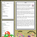 Atoms Reading Comprehension Worksheet With Multiple Choice For Atoms Reading Comprehension Worksheets