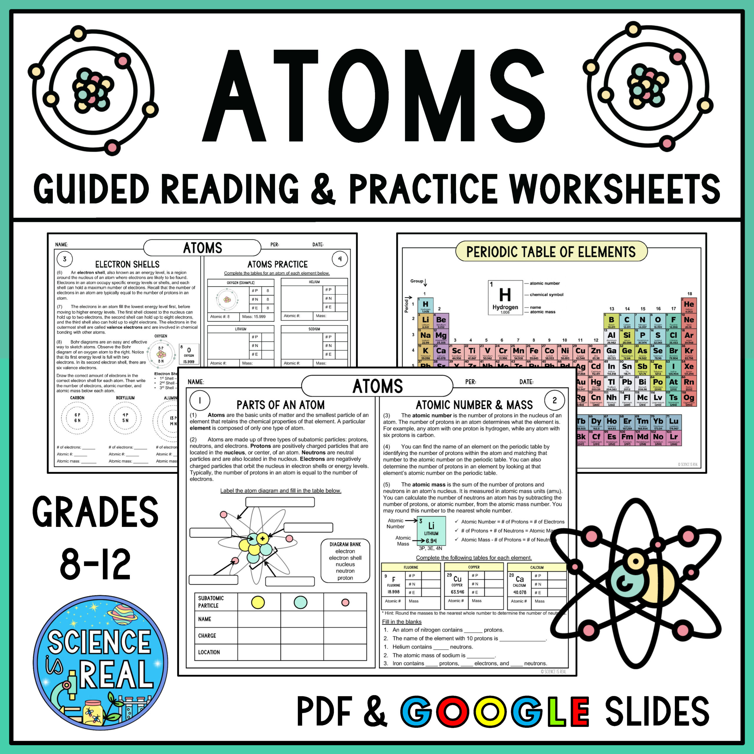 Atoms Worksheet - Atoms Reading Comprehension And Questions - Classful intended for Atoms Reading Comprehension Worksheets