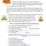 Autumn Lesson. Reading, Speaking, Li…: English Esl Worksheets Pdf Regarding Fall Reading Comprehension Worksheets