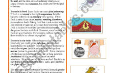 Bacteria - Good Or Bad? Reading Comprehension - Esl Worksheetinge with Bacteria Reading Comprehension Worksheet