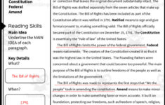 Bill Of Rights Reading Packetteach Simple for Bill of Rights Reading Comprehension Worksheet