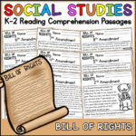 Bill Of Rights Social Studies Reading Comprehension Passages K 2 For Bill Of Rights Reading Comprehension Worksheet