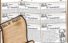 Bill Of Rights Social Studies Reading Comprehension Passages K-2 for Bill of Rights Reading Comprehension Worksheet