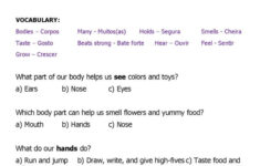 Body Parts: Reading General Reading…: English Esl Worksheets Pdf &amp; Doc throughout Reading Comprehension Worksheet Human Body