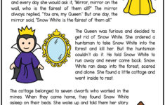 Buy Snow White Reading, Comprehension Worksheets, Printable Word with regard to Snow White Comprehension Worksheets