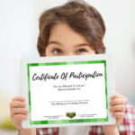 Certificate Of Participation   Minecraft Theme, 4 Different Style  Certificates: Participation, Appreciation, Completion And Achievement   Etsy Inside Minecraft Reading Certificates Printable