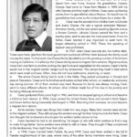 Cesar Chavez  Reading Comprehension Biography And Assessment Intended For Cesar Chavez Reading Comprehension Worksheet