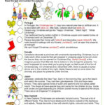Christmas Around The World Reading F…: English Esl Worksheets Pdf In Reading Comprehension Worksheet Christmas