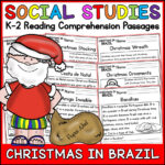 Christmas In Brazil Christmas Around The World Social Studies Unit For Brazil Reading Comprehension Passages Worksheets