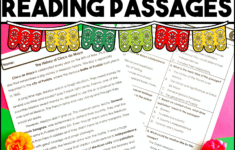 Cinco De Mayo Reading Comprehension Passages Worksheets - Glitter for Cinco De Mayo Reading Comprehension Worksheet