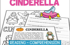 Cinderella Reading Activity, Comprehension Questions, Word Search with regard to Cinderella Reading Comprehension Questions Worksheets