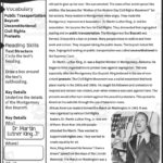 Civil Rights Movement Reading Packet Regarding Civil Rights Reading Comprehension Worksheets