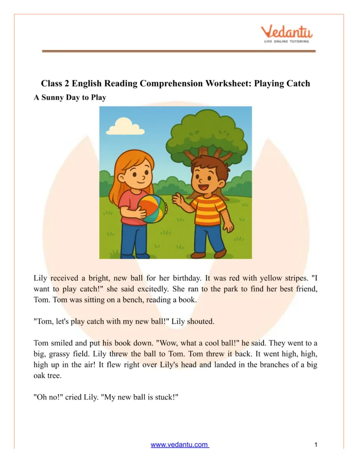 Chapter Book Reading Comprehension Worksheet