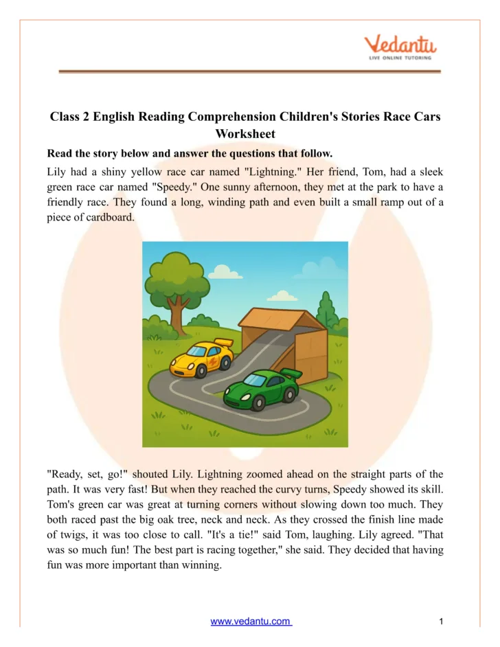 Live Worksheet Reading Comprehension Grade 2