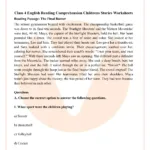 Class 4 Reading Comprehension Worksheet: Luke, Jay & Zach'S Game Within Live Worksheet Reading Comprehension Grade 4 Class 4 Reading Comprehension Worksheet: Luke, Jay & Zach'S Game Within Live Worksheet Reading Comprehension Grade 4
