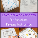 Classroom Tools You Need: Leveled Functional Reading Worksheets Inside Functional Reading Comprehension Worksheets