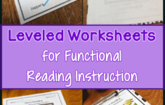 Classroom Tools You Need: Leveled Functional Reading Worksheets inside Functional Reading Comprehension Worksheets