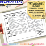 Complete Microscopes Bundle  Printable Rubric, How To Guide Regarding Microscope Reading Comprehension Worksheet Middle School