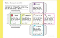 Comprehension Activity Fiction Die - My Teaching Hive with Ks2 Comprehension Worksheets