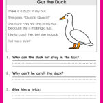 Comprehension For Class 1 | Grade1To6 Regarding Worksheet On Reading Comprehension Std 1
