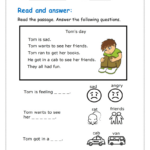 Comprehension Passages With Questions And Answers Pertaining To Reading Comprehension Worksheet With Answers