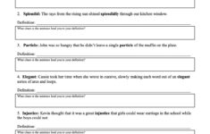 Context Clues Worksheets | Ereading Worksheets in Grade 7 Short Stories Worksheets 500 Words