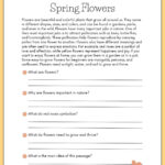 Custom Printable Spring Worksheet Templates | Canva For Spring Reading Comprehension Worksheets