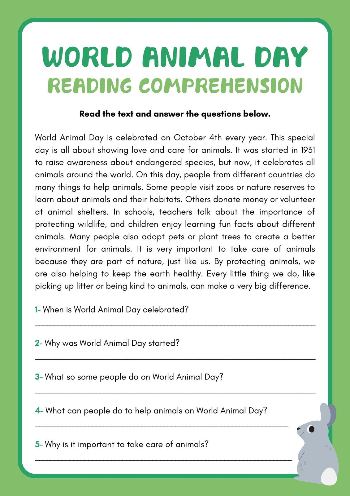 Customize 377+ Reading Comprehension Worksheets Templates Online within Reading Comprehension Worksheets K12