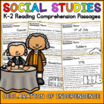Declaration Of Independence Social Studies Reading Comprehension Regarding Declaration Of Independence Reading Comprehension Worksheets
